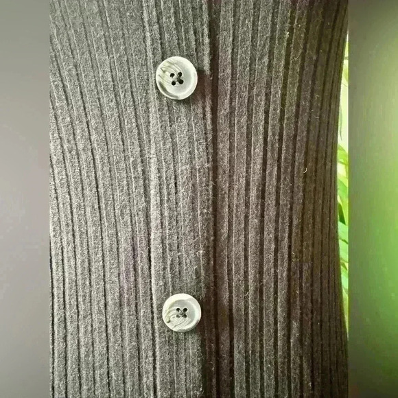 BP Women’s Front Button Black Midi Dress-Size Medium - Picture 6 of 7